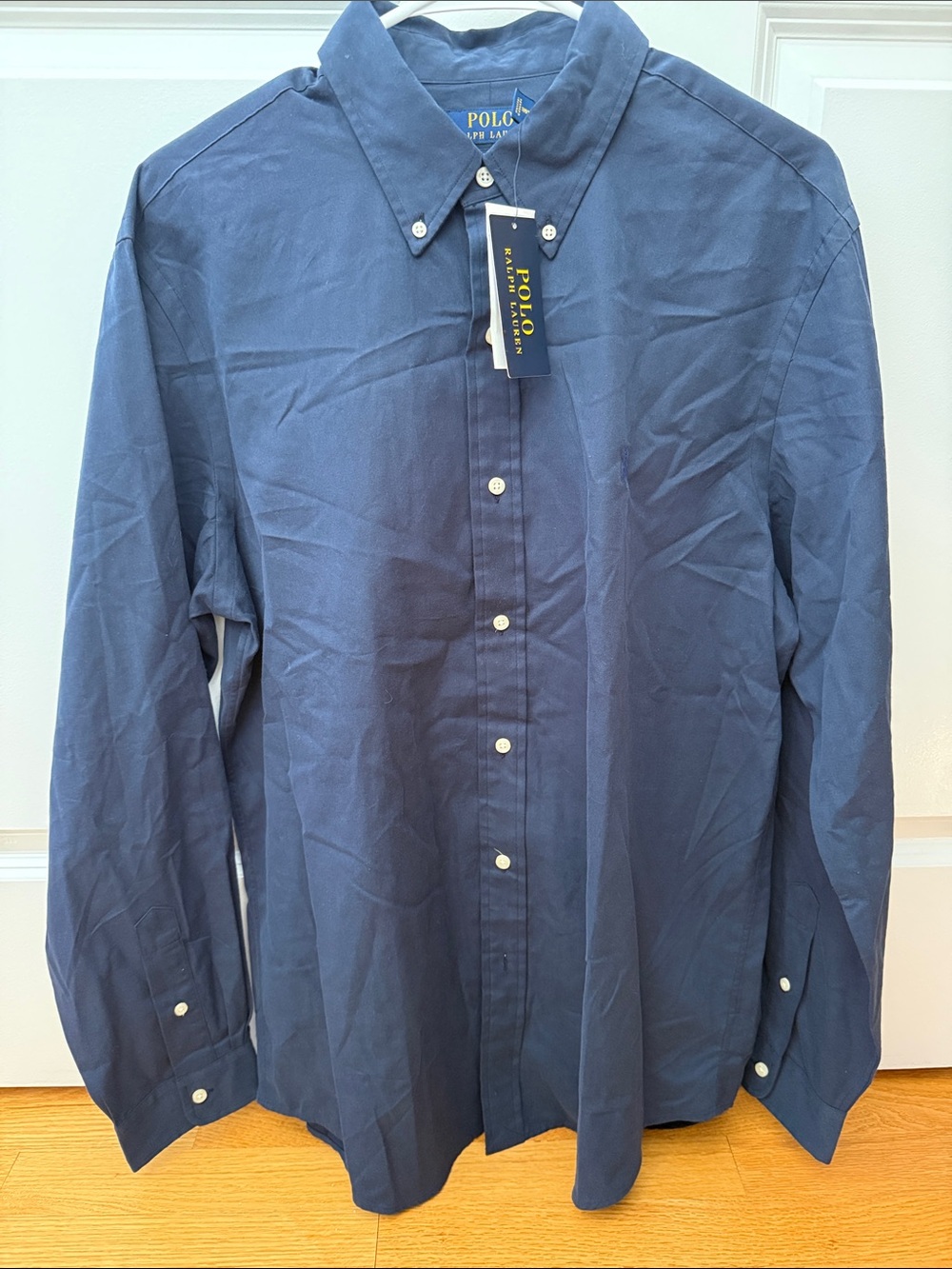 Polo by Ralph Lauren Dark Blue Button-Down Casual Shirt